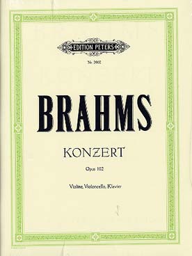 Illustration brahms concerto op. 102 violon/cello/pno