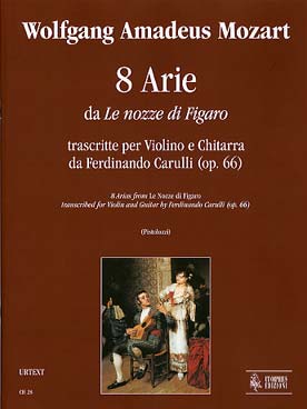 Illustration de 8 Airs des Noces de Figaro transcrits par Carulli