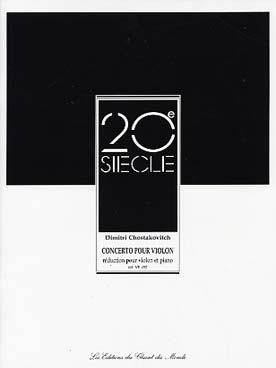 Illustration de Concerto pour violon N° 1 op. 77