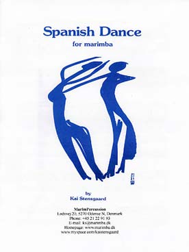 Illustration stensgaard spanish dance marimba solo