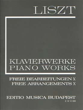 Illustration de Transcriptions et arrangements Vol. 10 : Schubert, Wagner, Berlioz,  Raff... - Broché