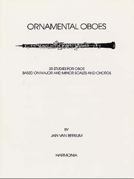 Illustration de Ornamental oboes, 35 studies for oboe based on major and minor scales and chor