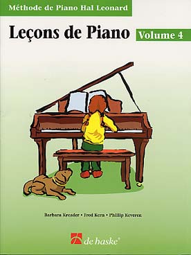 Illustration de MÉTHODE DE PIANO HAL LEONARD - Leçons Vol. 4 avec CD play-along