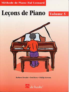 Illustration de MÉTHODE DE PIANO HAL LEONARD - Leçons Vol. 5 avec CD play-along
