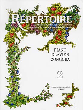 Illustration de REPERTOIRE ECOLE DE MUSIQUE POUR PIANO - Vol. 2 (tr. Sarmai)