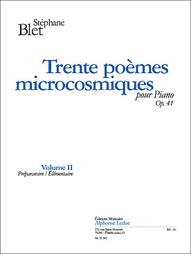 Illustration de 30 Poèmes microcosmiques op. 41 - Vol. 2 : préparatoire/élémentaire