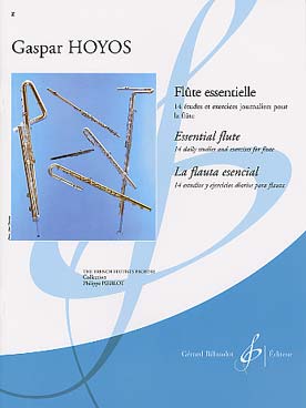 Illustration de Flûte essentielle : 14 études et exercices journaliers