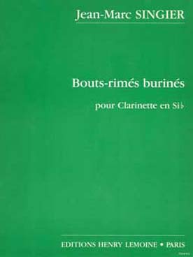 Illustration de Bouts rimés, burinés