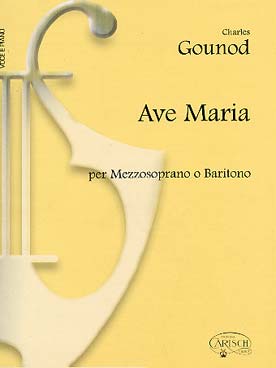 Illustration gounod ave maria mezzo-soprano/piano