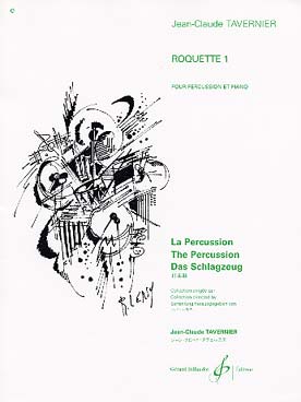 Illustration de Roquette 1 pour percussion et piano