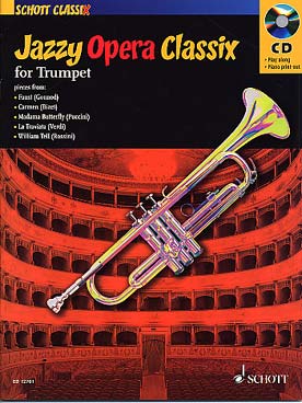 Illustration jazzy opera classix avec cd trompette