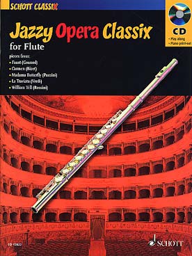 Illustration jazzy opera classix avec cd flute
