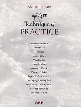 Illustration de Art & technique of practice