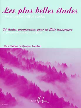 Illustration de LES PLUS BELLES ÉTUDES : 24 études progressives présentées par G. Lambert
