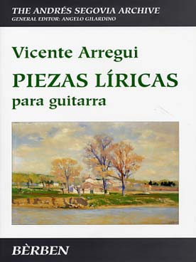 Illustration de Piezas liricas (coll. Segovia archive, avec fac-similé)