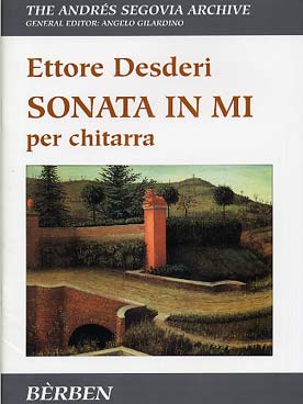 Illustration de Sonata in mi (coll. Segovia archive, avec fac-similé)