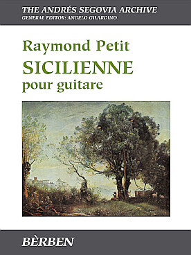 Illustration de Sicilienne (coll. Segovia archive, avec fac-similé)