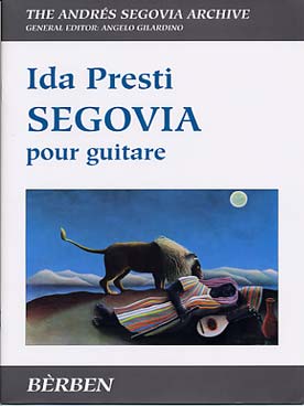 Illustration de Segovia (coll. Segovia archive, avec fac-similé)
