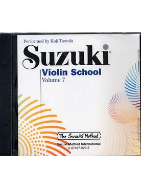 Illustration de SUZUKI Violin School (ancienne édition) - CD du Vol. 7