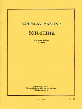 Illustration martinu sonatine