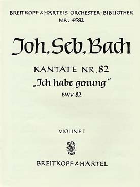 Illustration bach js cantate  82 violon 1