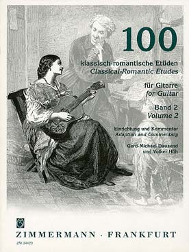 Illustration 100 etudes classiques romantiques v. 2