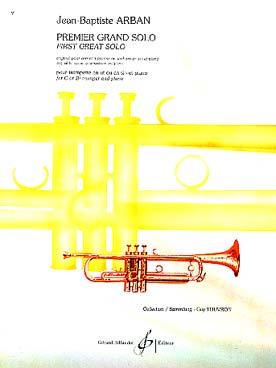 Illustration de Premier grand solo (original pour cornet ou saxhorn si b)