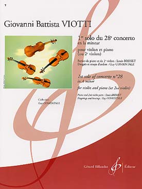 Illustration de 1er Solo du Concerto N° 28 en la m (avec partie de 2e violon de Brisset)