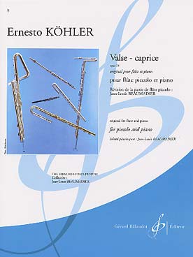 Illustration de Valse-caprice op. 14 (original pour flûte et piano)