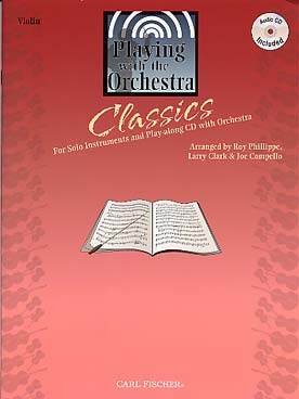Illustration de PLAYING WITH THE ORCHESTRA CLASSICS  avec CD de l'orchestre