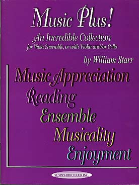 Illustration de MUSIC PLUS ! 55 extraits d'œuvres de Beethoven, Haydn, Mozart, Strauss... (tr. William Starr)
