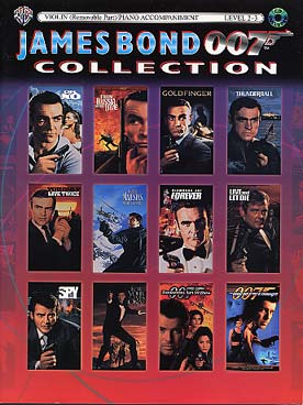 Illustration james bond 007 collection + cd violon
