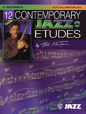 Illustration de 12 Contemporary jazz etudes (mi b) + CD