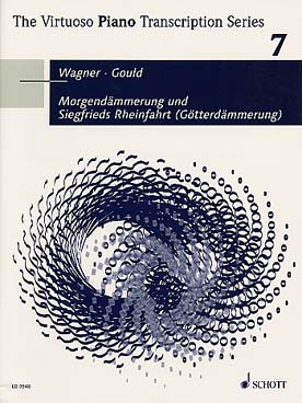 Illustration de Morgendämmerung und Siegfrieds Rheinfahrt (Le Crépuscule des dieux), tr. Glenn Gould