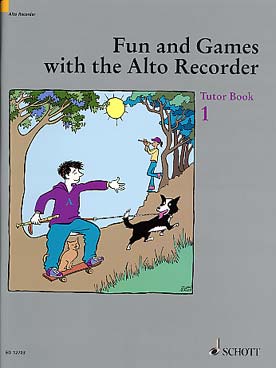Illustration de FUN AND GAMES with the alto recorder - Vol. 1 : Répertoire (solo, duo, trio, quatuor)