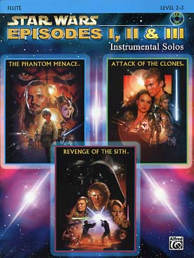 Illustration de The STAR WARS trilogy : musique des épisodes 1, 2 et 3, avec CD