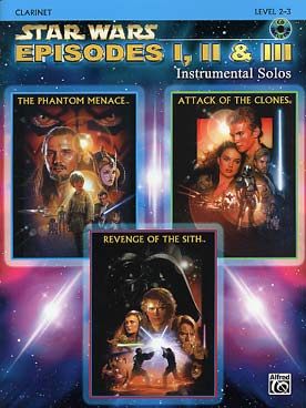 Illustration de The STAR WARS trilogy : musique des épisodes 1, 2 et 3, avec CD