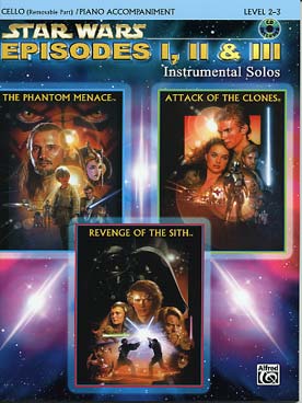 Illustration star wars trilogy (episodes 1, 2 et 3)