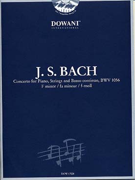 Illustration de Concerto BWV 1056 en fa m pour piano et orchestre (avec réd. piano + CD orchestre)