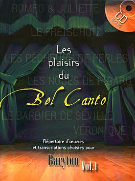 Illustration plaisirs du bel canto vol. 1+cd baryton