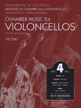 Illustration de MUSIQUE DE CHAMBRE pour 3 violoncelles - Vol. 4
