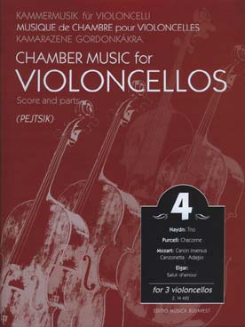 Illustration de MUSIQUE DE CHAMBRE pour 3 violoncelles - Vol. 4