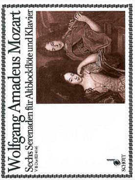Illustration mozart serenade n° 5 kv 270 en si b maj