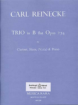 Illustration de Trio op. 274 en si b M pour clarinette ou violon, cor ou alto, et piano