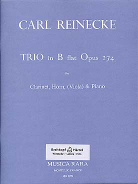 Illustration de Trio op. 274 en si b M pour clarinette ou violon, cor ou alto, et piano