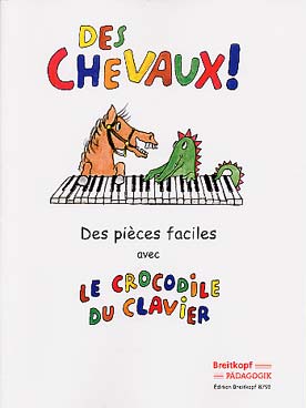 Illustration de Le CROCODILE DU CLAVIER - Des CHEVAUX ! pièces faciles