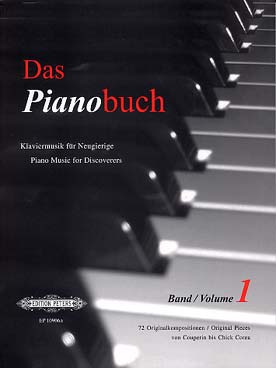 Illustration de Das PIANO BUCH - Vol. 1 : 72 pièces originales de Couperin à Chick Corea