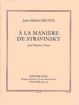Illustration de A la manière de Stravinsky
