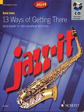 Illustration de "Jazz-it : 13 ways of getting there" - Saxophone alto