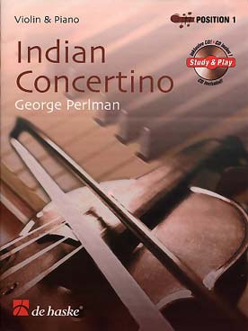 Illustration perlman indian concertino avec cd